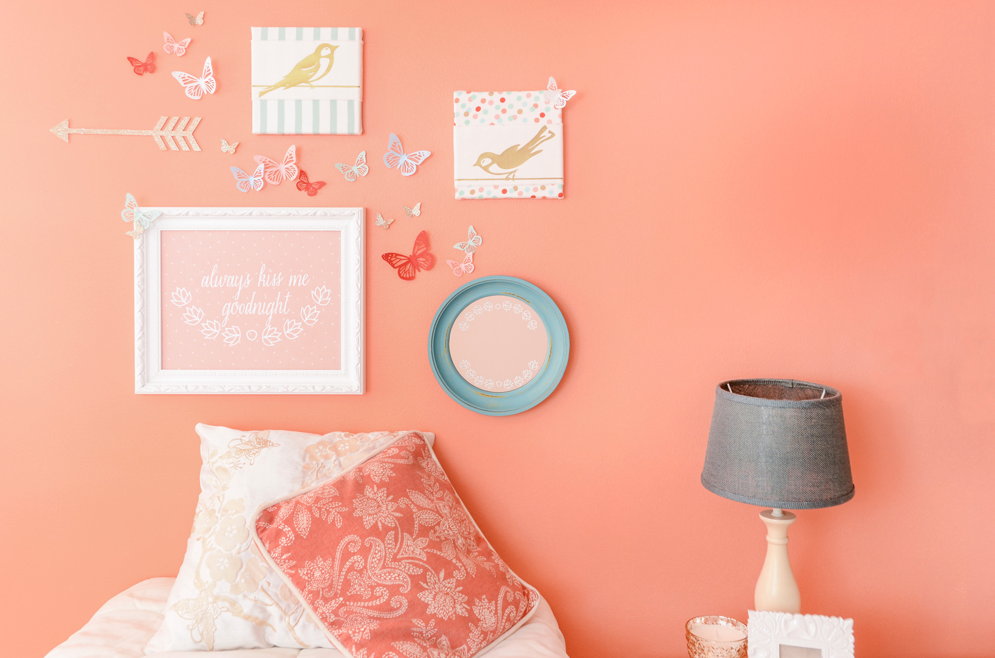 butterfly wall decor accents