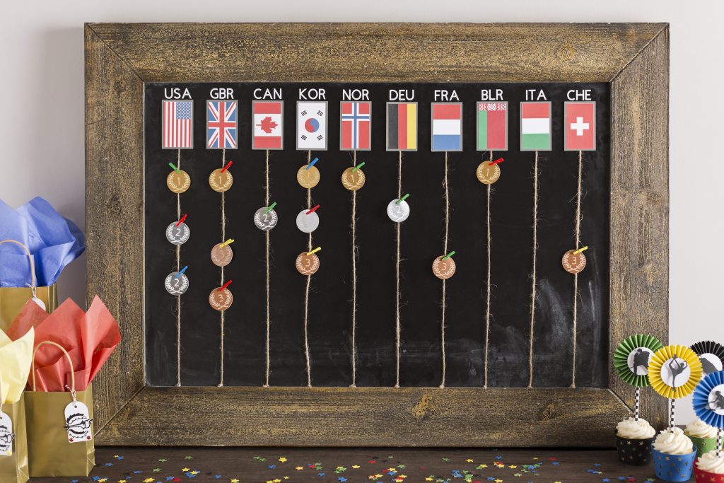 Cricut Medals Table Design Space Project